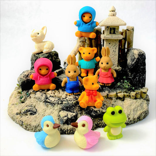 38144 PET ERASERS-RABBIT, BEAR, DOG-60