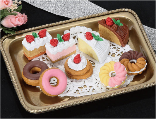 38147 IWAKO ASSORTED CAKE ERASER-60