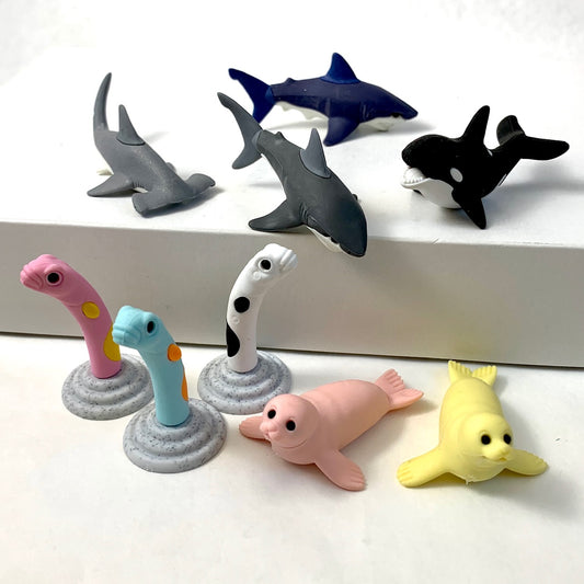 38182 IWAKO SEA ANIMALS 2 ERASERS-60