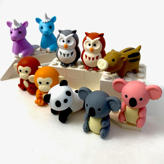 38217 IWAKO FOREST ANIMAL ERASER-60