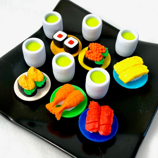 38262 IWAKO SUSHI-GO-ROUND ERASERS-60