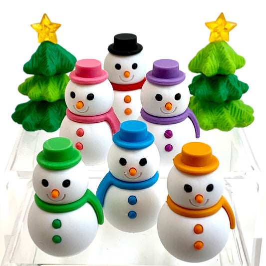 38265 IWAKO SNOWMAN ERASERS-60