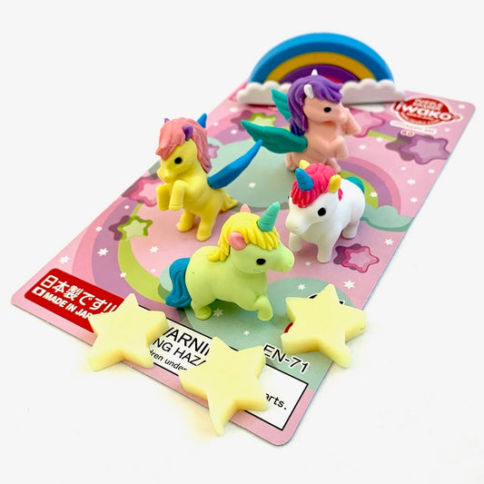 38293 IWAKO Unicorn & Pegasus Eraser Card-10