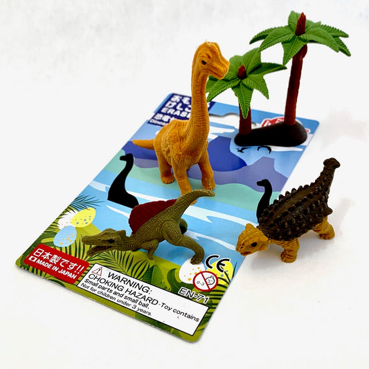 38325 IWAKO DINOSAURS SERIES 2 ERASER CARD-10 CARDS