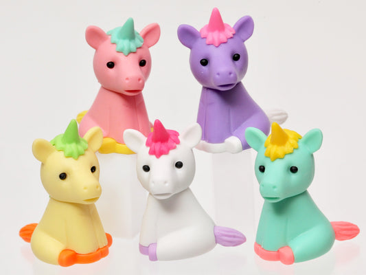 384521 IWAKO Colorz Unicorns -1 box of 5 Erasers