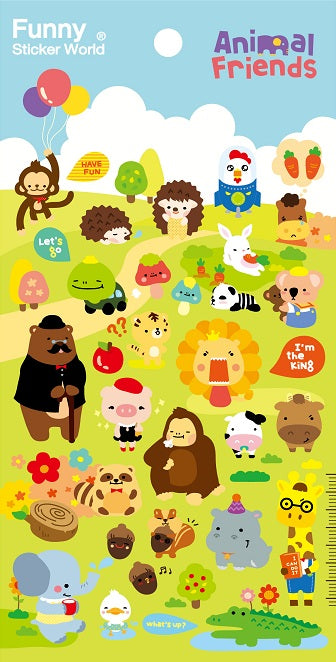 39812 ANIMALS GEL STICKERS-12