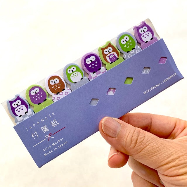 X 39888 Owl Sticky Notes-DISCONTINUED