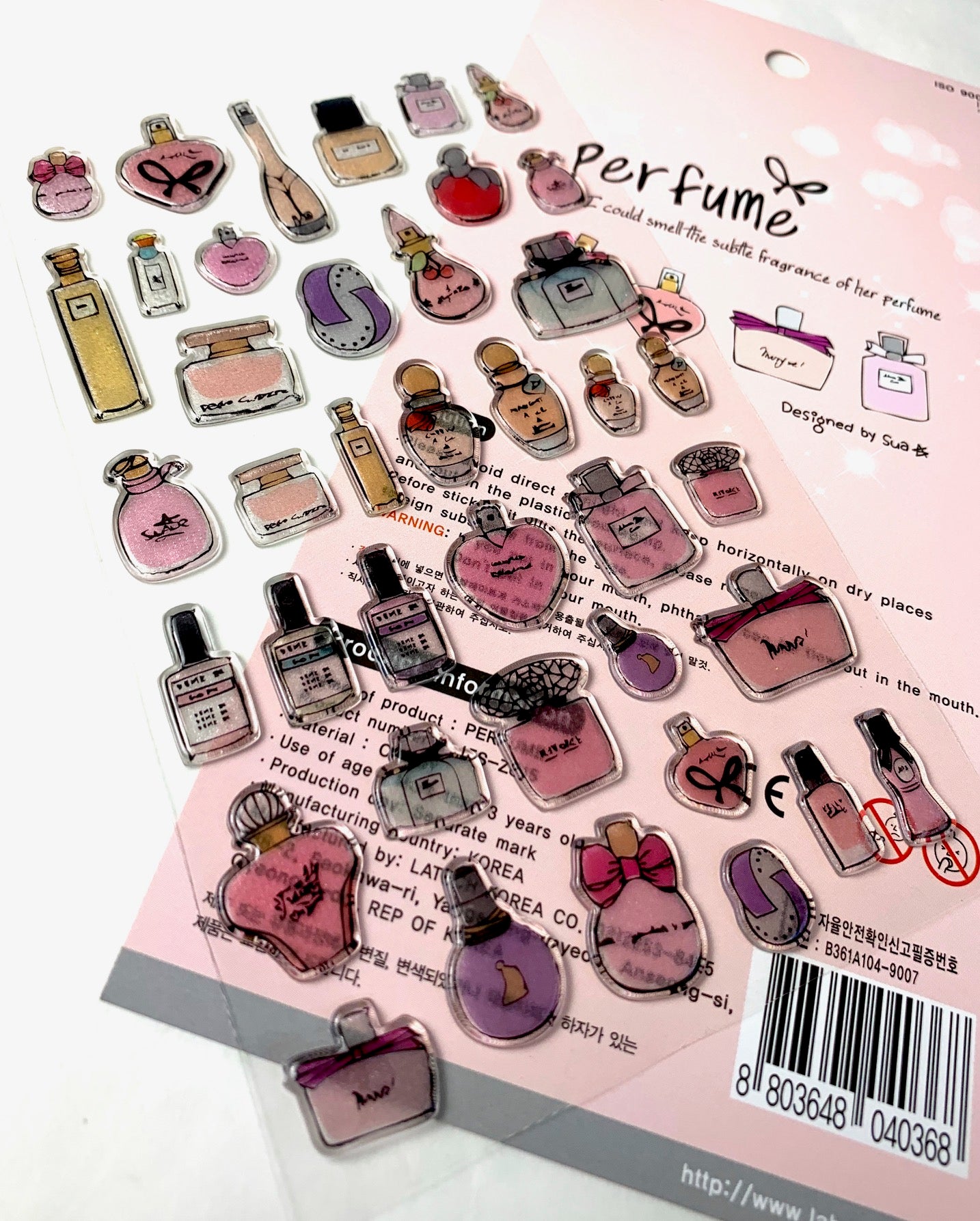 X 40368 PERFUME TWINKLE JELLY STICKER-DISCONTINUED