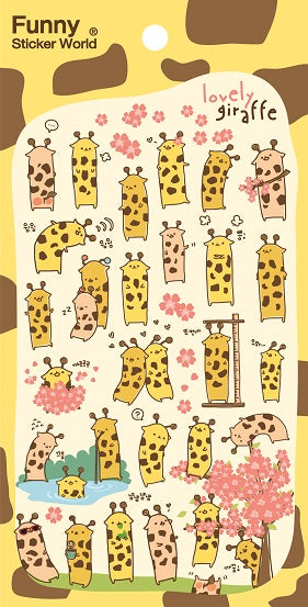 40771 GIRAFFE EPOXY STICKERS -12