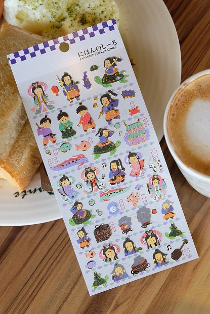 X 46394 KAMIO URASHIMA-TARO STICKERS -DISCONTINUED