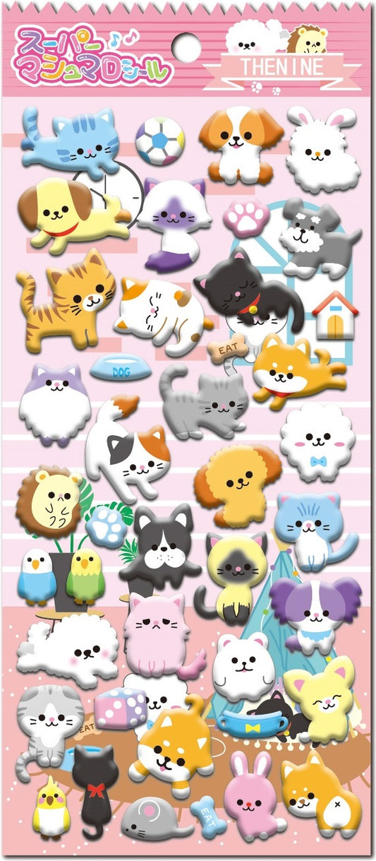 X 50278 PETS PUFFY STICKER-DISCONTINUED