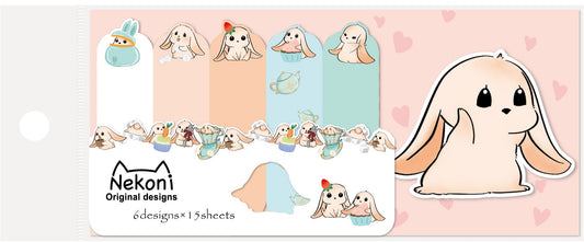 50399 BUNNY RABBIT STICKY NOTES-10