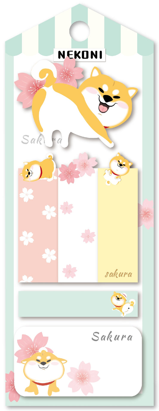 X 50436 PUPPY DOG SAKURA STICKY NOTES-DISCONTINUED