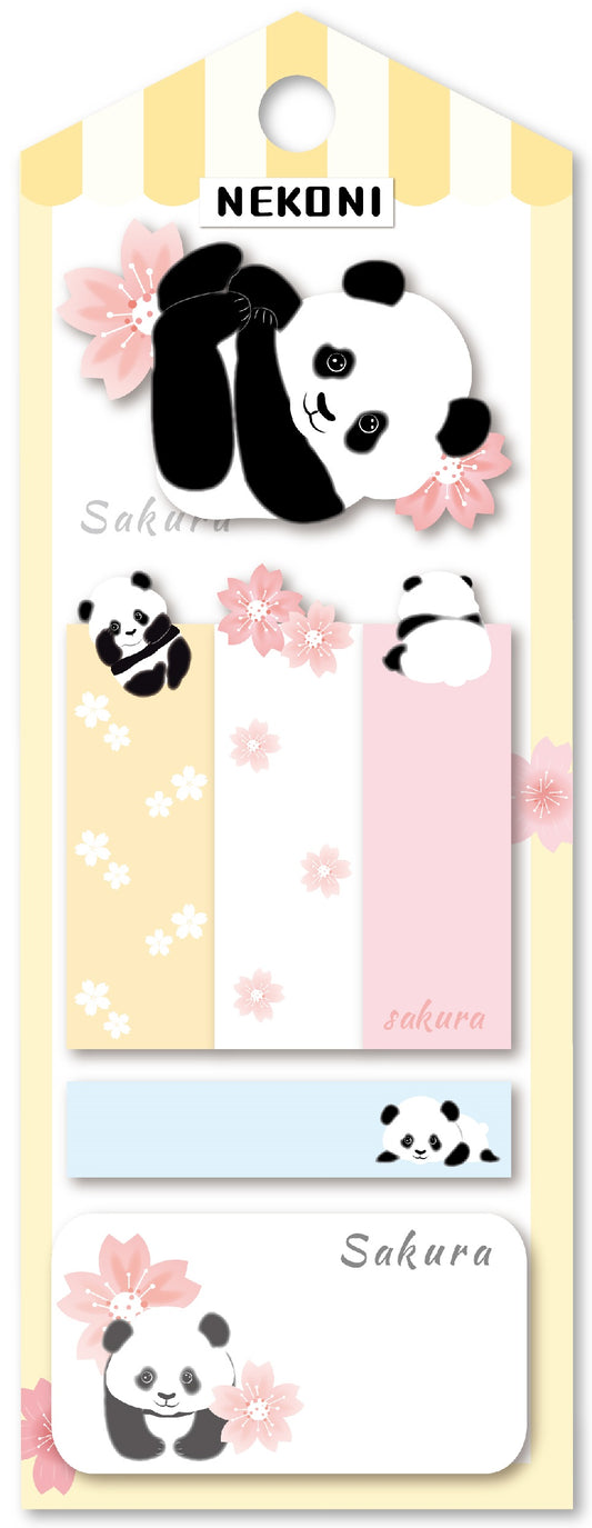 50439 PANDA SAKURA STICKY NOTES-10
