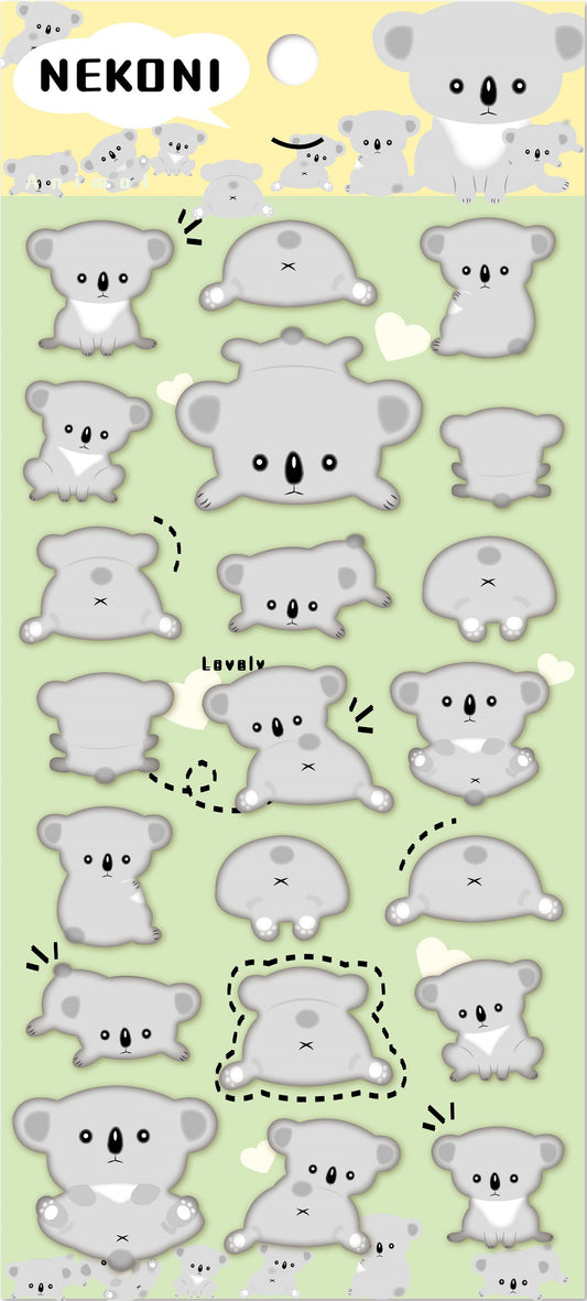 50481 KOALA PUFFY STICKER-10