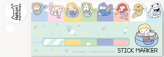 50575 MERMAID PARTY STICKY NOTES-10