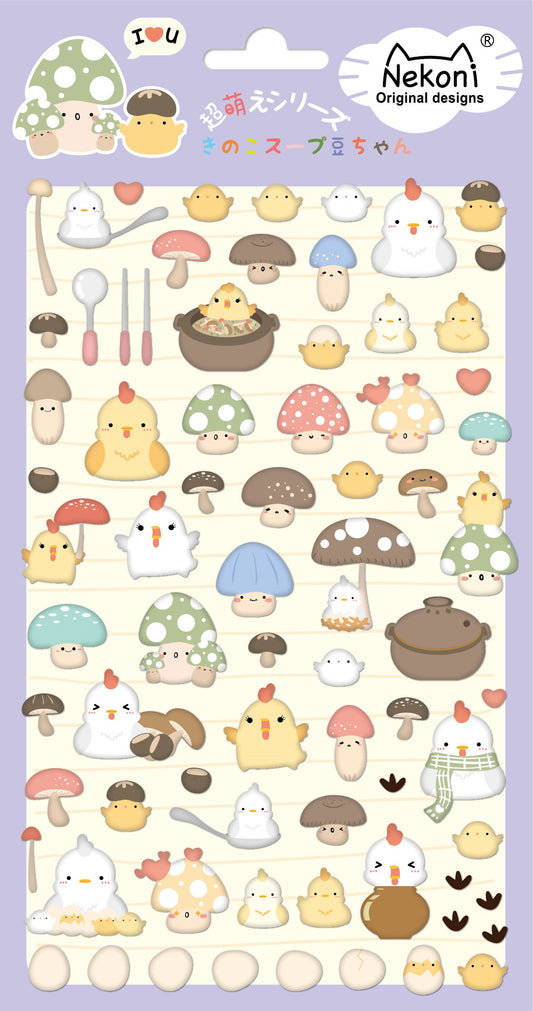X 50581 CHICKEN STICKER-DISCONTINUED