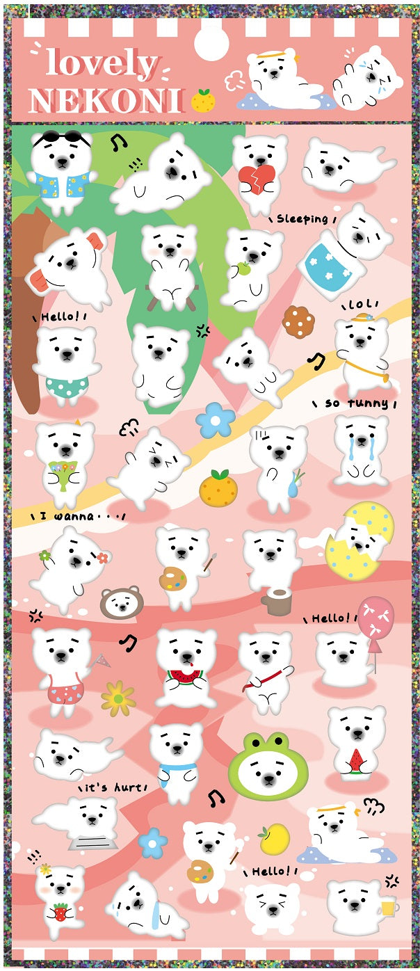 50664 POLAR BEAR PUFFY STICKER-10