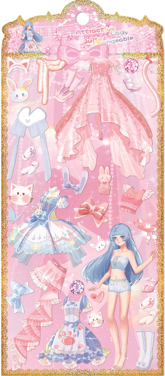 X 50709 DRESS UP STICKER-DISCONTINUED