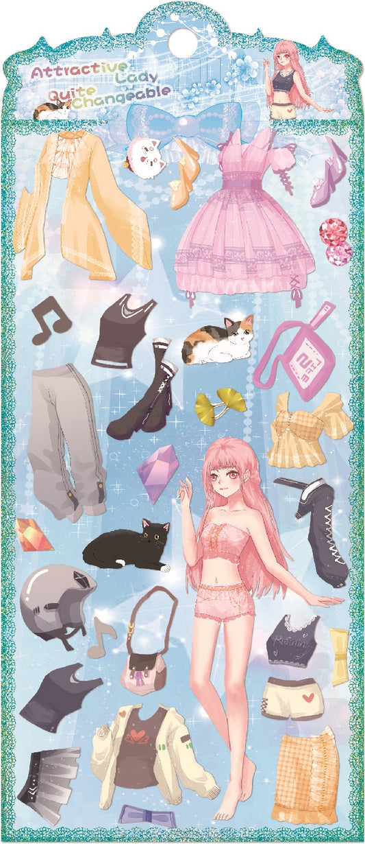 X 50712 DRESS UP STICKER-DISCONTINUED