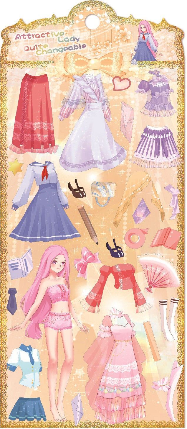 50714 DRESS UP STICKER-10 BCmini 50714 DRESS UP STICKER-10 BCmini