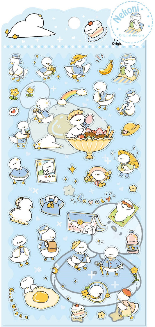 X 50768 DUCK FLAT STICKER-DISCONTINUED