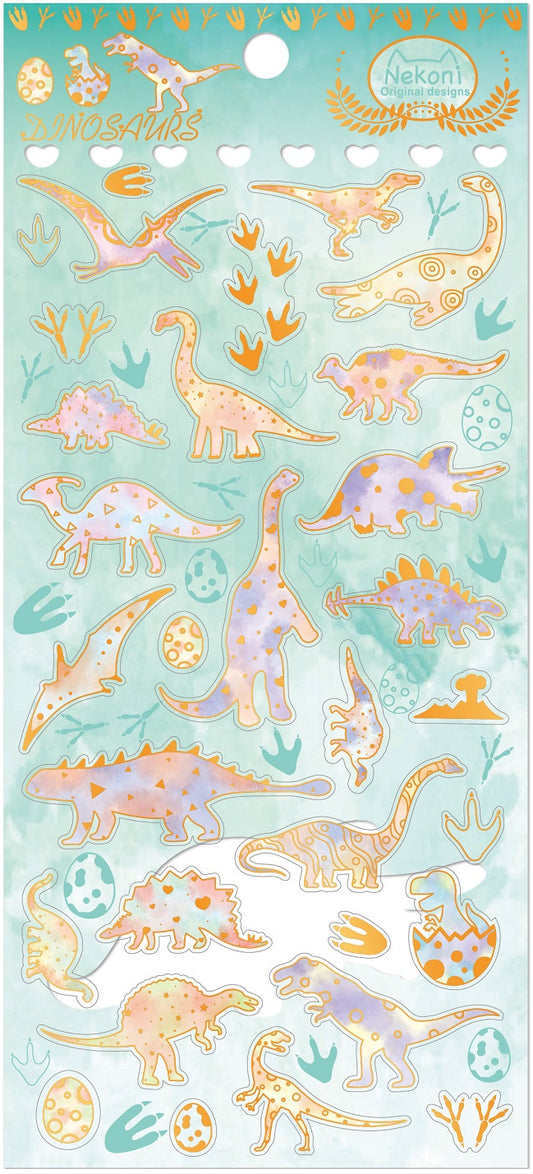 50857 DINOSAUR 2 CRYSTAL GEL STICKER-10