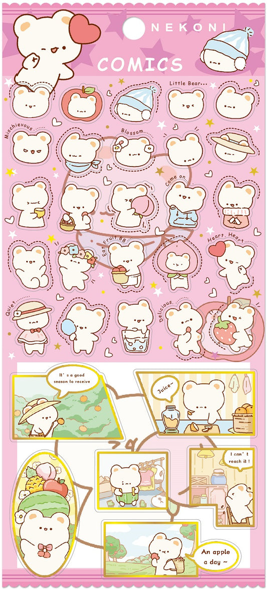 50877 BEAR FLAT STICKER-10