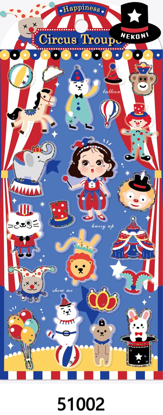 51002 CIRCUS LIFE STICKERS-10