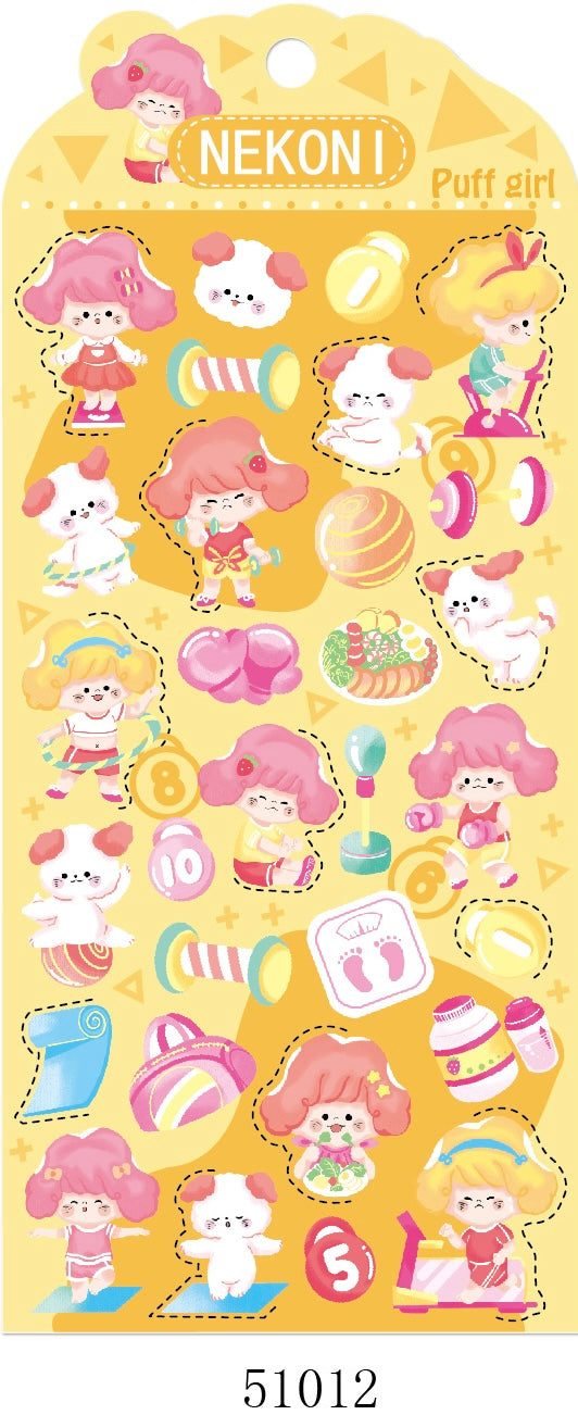 51012 EXERCISE TIME STICKERS-10