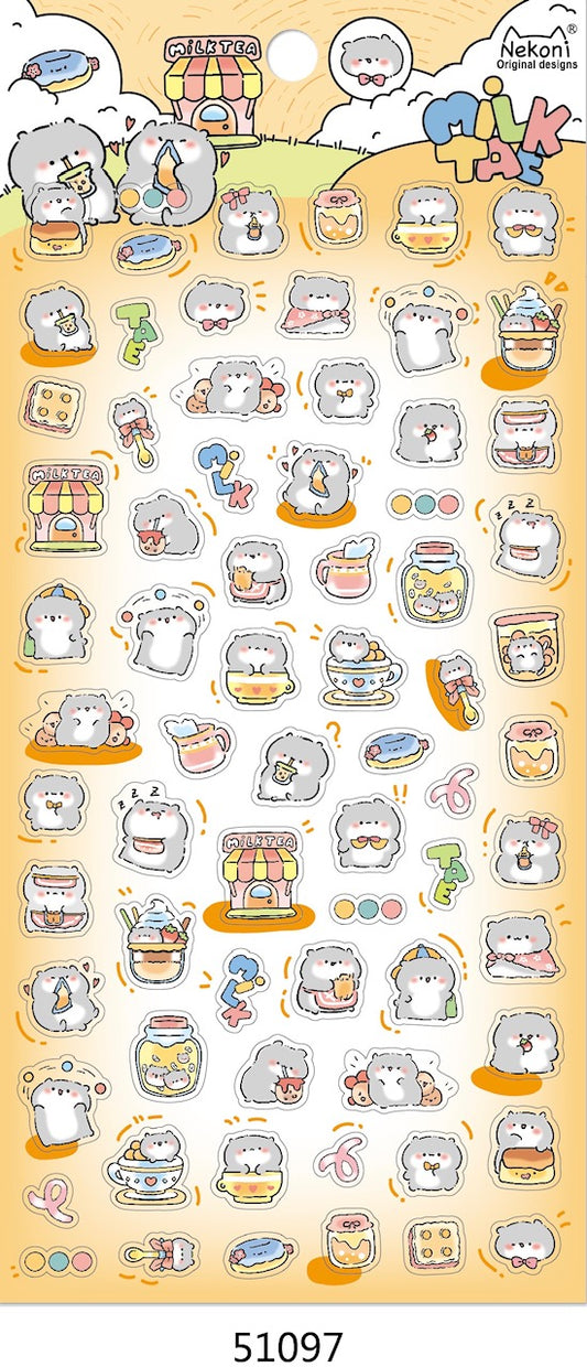 51097 HAMSTER PARTY STICKERS-10