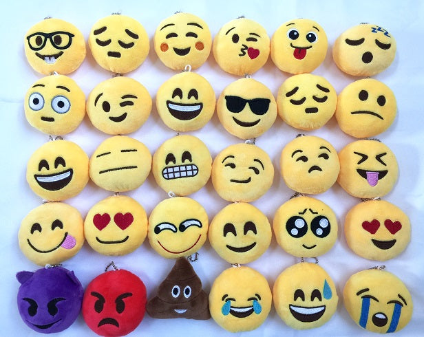 X 66002 EMOJI PLUSH KEYCHAIN-DISCONTINUED