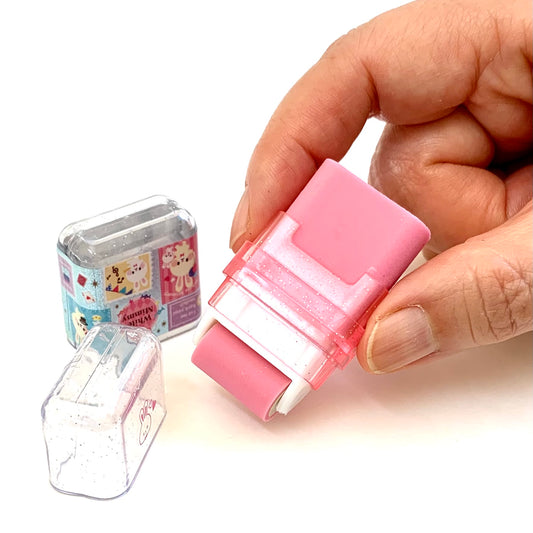 X 71401 KAMIO ROLLER SCENTED ERASER-PINK-WHITE MIMMY RABBIT-DISCONTINUED