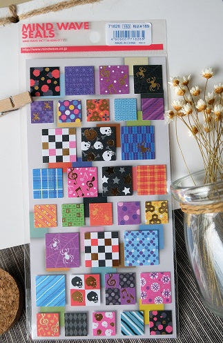 X 71826 SQUARES STICKERS-DISCONTINUED