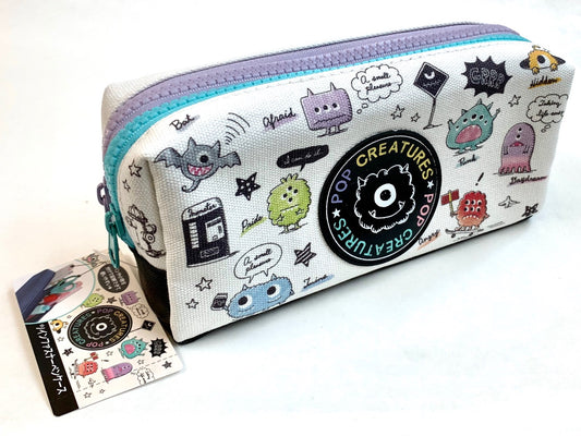 X 721056 Kamio Pop Creatures PENCIL BAG-DISCONTINUED