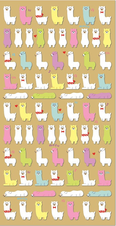X 75112 - LLAMA STICKER -DISCONTINUED