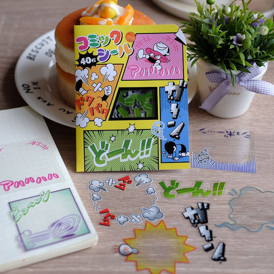 X 75651 COMICS BUBBLES STICKER BAG-DISCONTINUED