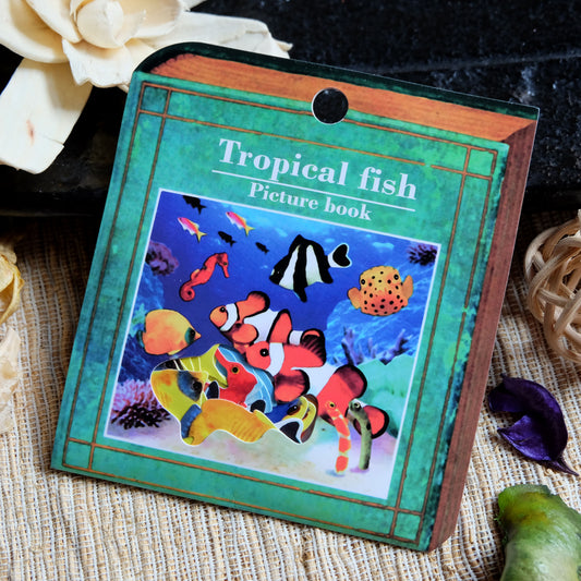 X 75927 Tropical Fish 70 stickers in a bag-DISCONTINUED