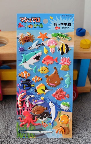 X 76153 OCEAN PUFFY STICKERS-DISCONTINUED