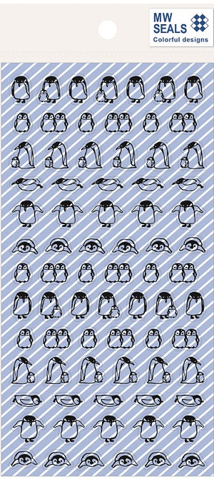 X 77385 PENGUIN CLEAR STICKER-DISCONTINUED