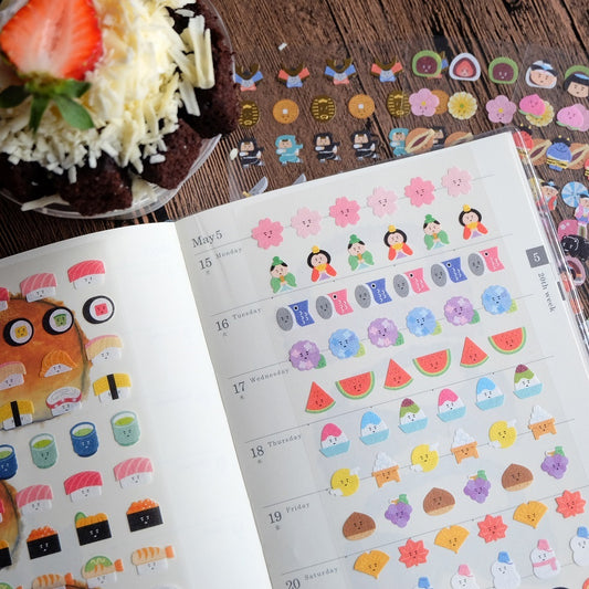 X 78390 NIPPON SEASONS STICKERS-DISCONTINUED