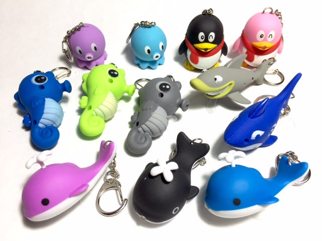 X 83047 Seaworld Flashlights Keyrings-DISCONTINUED