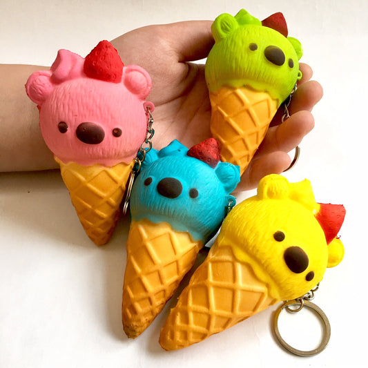 X 83071 SQUISHY ICE CREAM CONE-DISCONTINUED