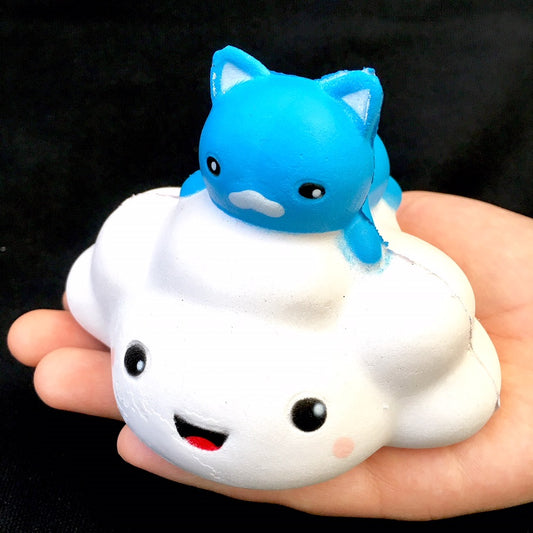 X 83272 CAT ON CLOUD SQUISHY-DISCONTINUED