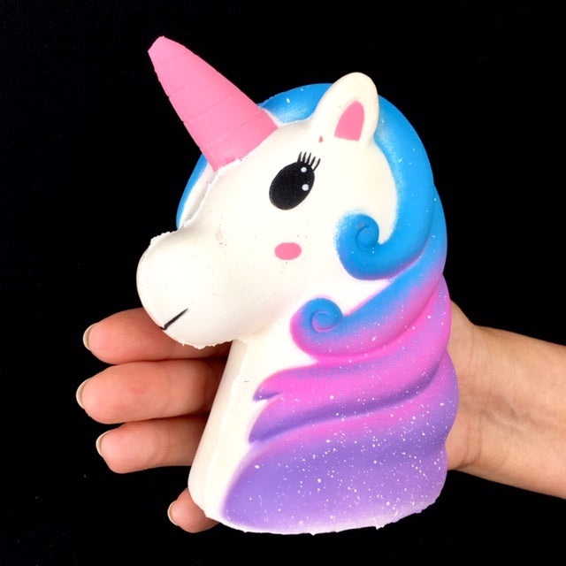 Toysboxshop Squishy Unicorn Head Storio Toy Unicorn Plushie