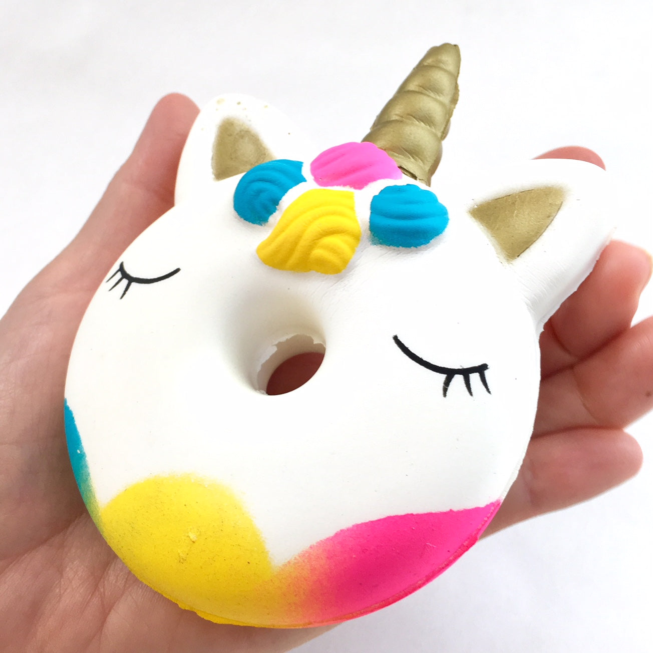 X 83299 UNICORN DONUT SQUISHY-DISCONTINUED