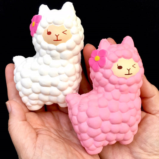 X 83301 SMALL LLAMA SQUISHY-DISCONTINUED