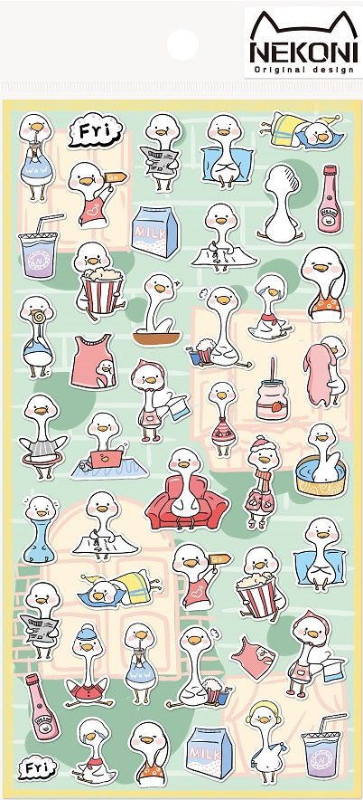 X 85029 GOOSE FLAT STICKERS-DISCONTINUED