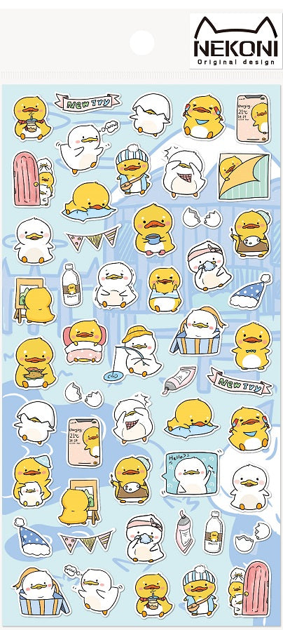 X 85032 DUCK FLAT STICKERS-DISCONTINUED