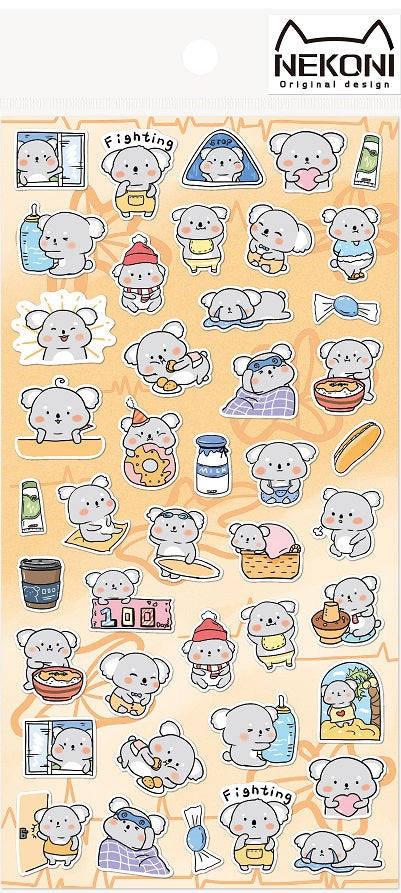 X 85033 KOALA FLAT STICKERS-DISCONTINUED